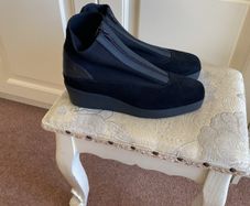 Unisa size 41 black fabric ankle boot - worn once