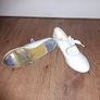 Tie front dance shoes(tap shoes), leather, size 1 Image 3
