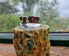 Vintage green alabaster lighter by Romano Bianchi, Italy, 1970