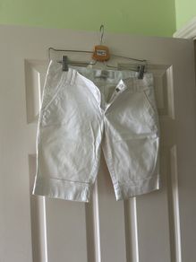 Bershka white shorts