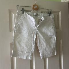 Bershka white shorts
