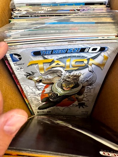 DC Long Comic Box w 250 comics for Sale (2)