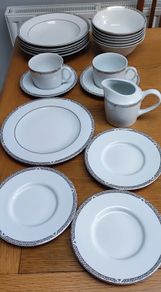 Vintage Royal Doulton Platinum Porcelain