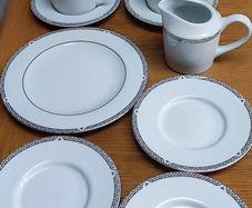 Vintage Royal Doulton Platinum Porcelain
