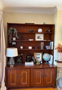 Cupboard with shelves