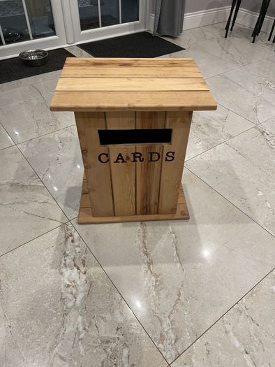 wedding card box
