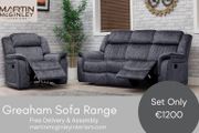 New Gresham 3+1+1 Grey Sofa Sets