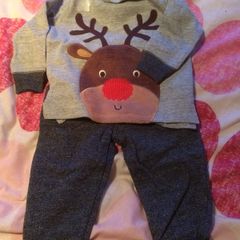 Christmas tracksuit two piece top and bottoms