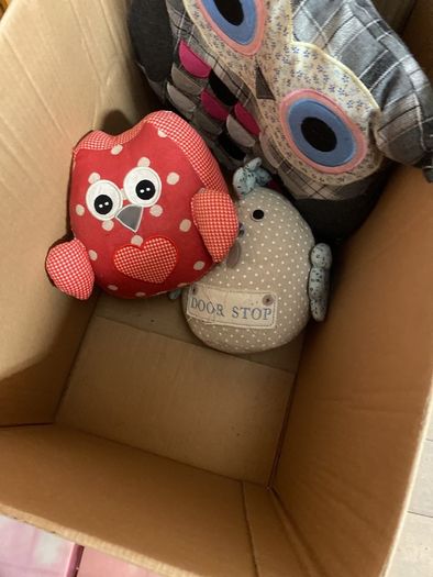 Selection of Pillows and Door Stops