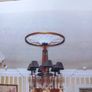 Vintage 6 Arm Quality Chandelier With Amber and Black Drops Image 3