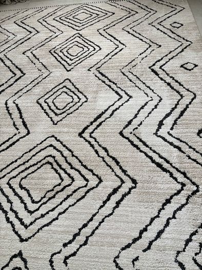 Cream Moroccan Berber Rug 200cm x 290cm