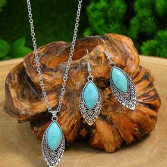 Boho Style Set: Earrings + Pendant - nice gift + other designs available