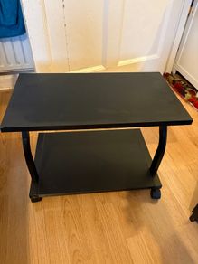 Small table on wheels