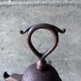 Unusual antique copper companion set holder Image 4
