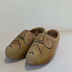 Vintage Full Size Dutch Wooden Clogs
