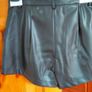 Leather Style Shorts Uk8 Image 3