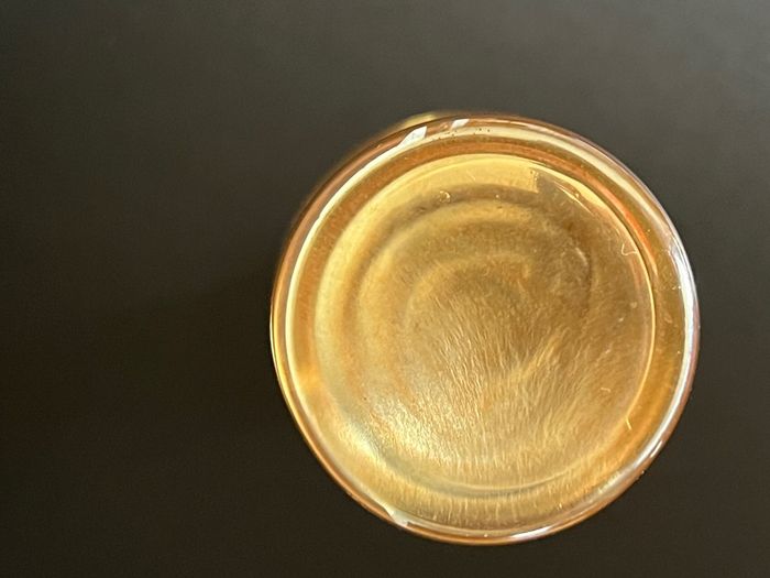 Vintage Amber Carnival Glass  Vase PRICE DROP