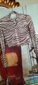 Bershka Mesh Crop Shirt Size S - January Clearance