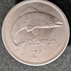 Ireland 1963 Mint Unc Florin (2s) Coin