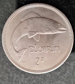 Ireland 1963 Mint Unc Florin (2s) Coin