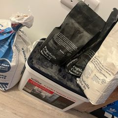 Tiling grout and adhesive