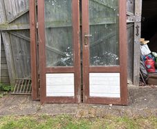 Set of wooden Double doors