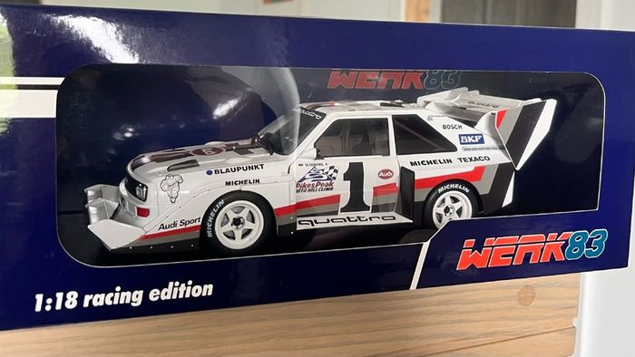 1:18 Audi Quattro S1 pikes peak winner