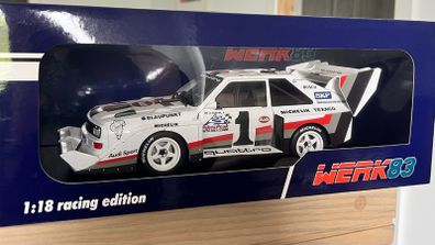1:18 Audi Quattro S1 pikes peak winner