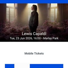 Lewis Capaldi tuesday 23rd