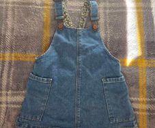 12-18m, Zara Denim Toddler Pinafore
