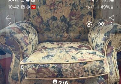 3,2,1 brocade 3 piece suite