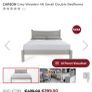 small double bed frame Image 4