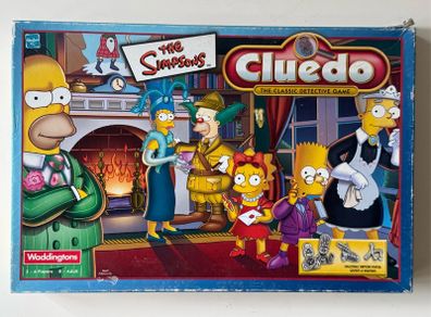 Vintage Simpsons Cluedo 2001 Complete