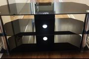glass tv stand