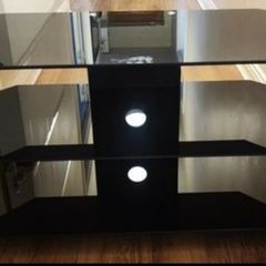 glass tv stand