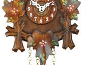 Black Forest Pendulum Clock Kuckulino Quartz Movement 14cm by