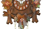 Black Forest Pendulum Clock Kuckulino Quartz Movement 14cm by