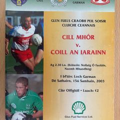2003 Killinierin v Kilmore - GAA Wexford Junior Football Championship Final Programme