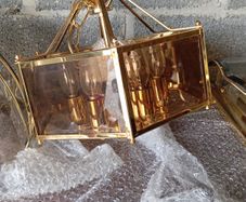 Vintage lights with matching wall lights