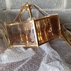 Vintage lights with matching wall lights
