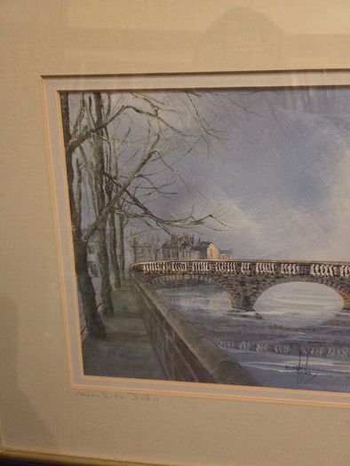 Brendan Hayes "Arran Quay Dublin" signed Lithograph