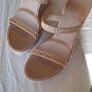 Guess Nude Wedge Rubber Sandles Image 2
