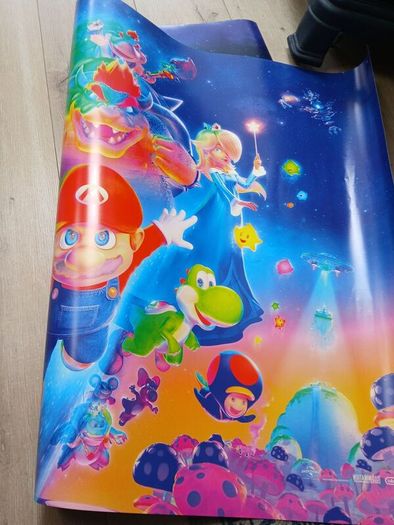 The Super Mario Galaxy Movie cinema quad poster