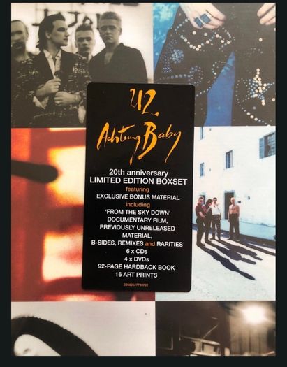 U2 Achtung Baby 20th Limited Edition Anniversary Box Set
