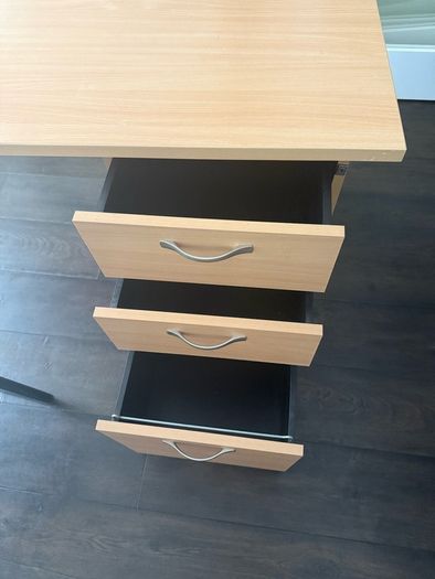 desk and chair