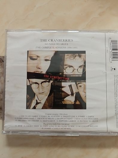 The Cranberries CD - No Need To Argue (The Complete Sessions 1994-1995)