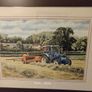 "Harvesting" and "Haymaking" framed prints by Trevor Mitchell Image 4