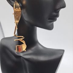 Vintage 9ct  yellow gold earrings