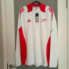 Adidas Munster Rugby hybrid half-zip training top