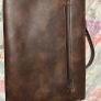 RAINSMORE Leather Messenger Bag for Men 15.6 Inch Waterproof Laptop Bag Vintage Computer Briefcase Large Shoulder Satchel Bags for Work Business Office College Image 3